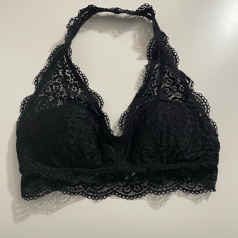 Aerie Lace Padded Halter Bralette